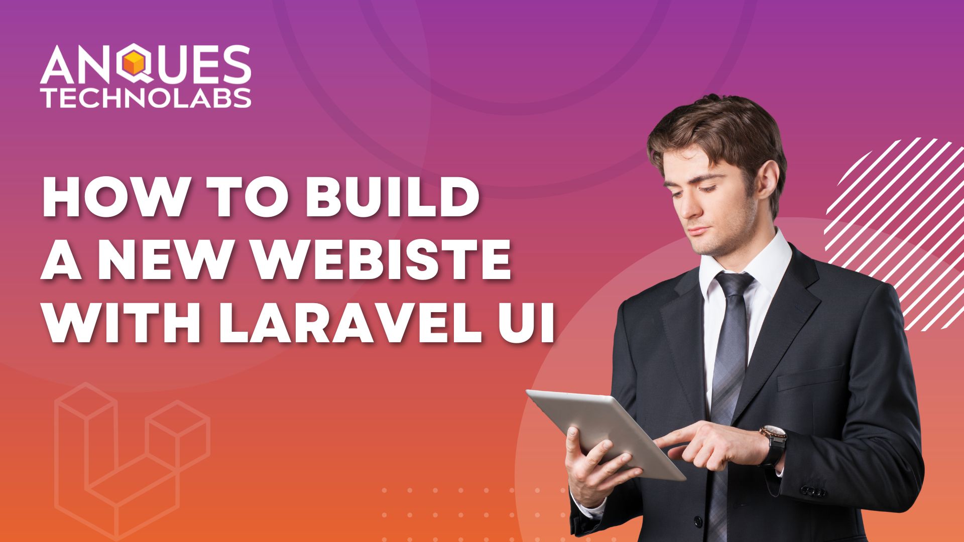 Guide on How to build website from Laravel UI